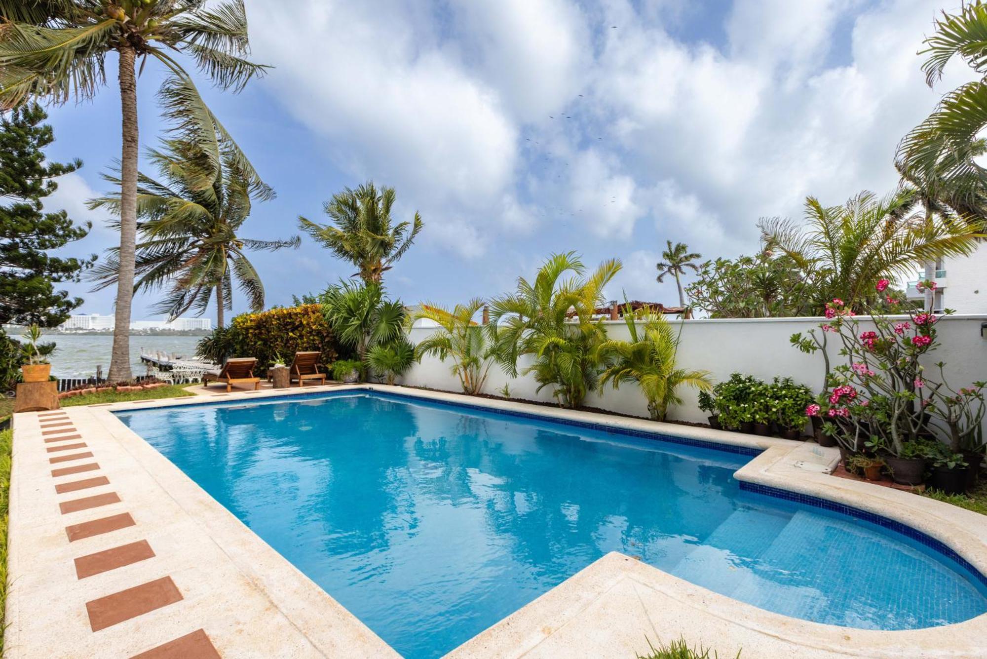 Magnifica Villa Palmeras Pok Ta Pok Zona Hotelera Cancún Exterior foto